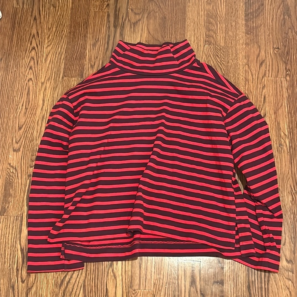 Free Assembly Girls Multi Colored Striped Long Sleeve Size M